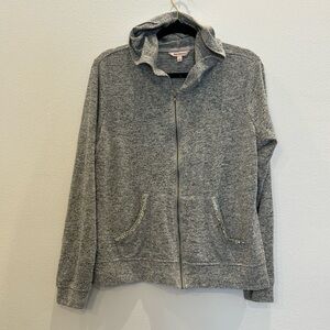VINTAGE Juicy Couture Women Sweatshirt Large Gray Hoodie